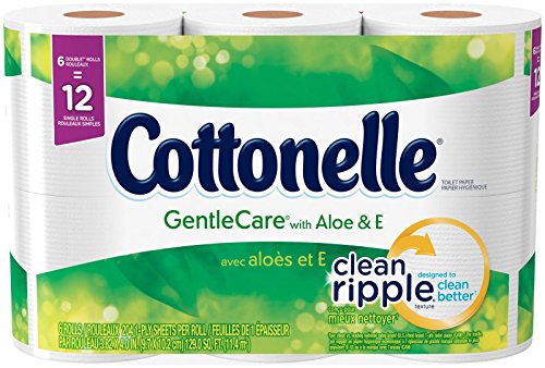 Cottonelle Toilet Paper Gentle Care with Aloe & E - 6 PK