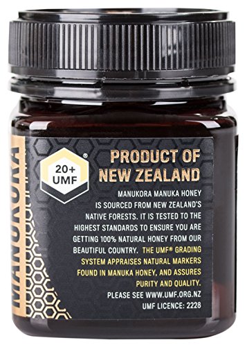 Manukora Raw Manuka Honey  MGO 850+ from New Zealand  Non-GMO  Monofloral  Traceable from Hive to Hand  Daily Digestive & Immune Support - 250g (8.82  thumbnail