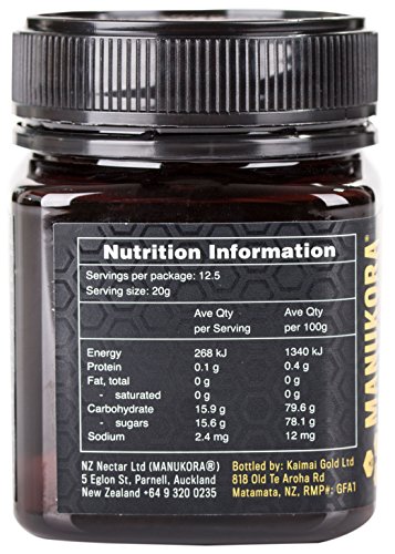 Manukora Raw Manuka Honey  MGO 850+ from New Zealand  Non-GMO  Monofloral  Traceable from Hive to Hand  Daily Digestive & Immune Support - 250g (8.82  thumbnail