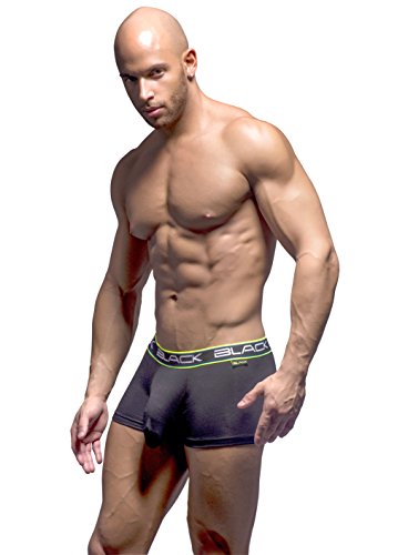 Andrew Christian Men's Collection Boxer Briefs, Black, Large