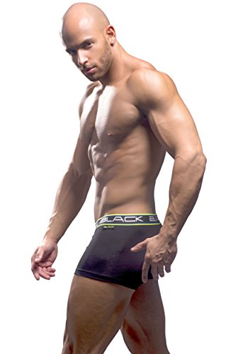 Andrew Christian Men's Collection Boxer Briefs, Black, Large thumbnail