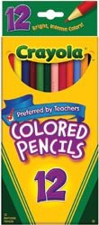 Crayola 68-4012 Colored Pencils  12-Count  Pack of 3  Assorted Colors
