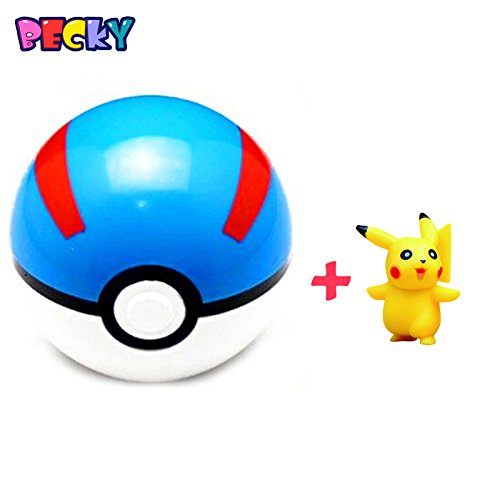 Welecom(TM) Plastic Super Anime Figures Balls for Pokemon Kids Toys Ball thumbnail