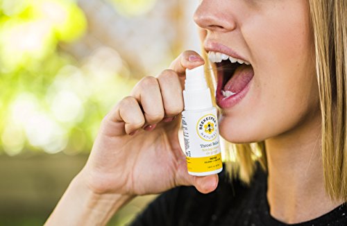 BEEKEEPER S NATURALS Propolis Throat Spray - 95% Bee Propolis Extract - Natural Immune Support & Sore Throat Relief - Antioxidants  Keto  Paleo  Glute