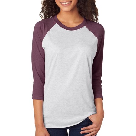 Next Level Nl 6051 3/4 Sleeve Raglan Tee