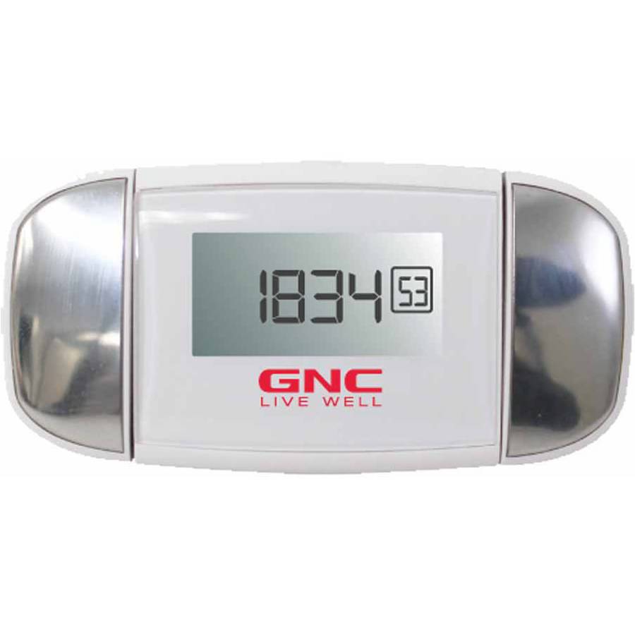 GNC Pedometer and Pulse Reader GP-5330 White-Silver