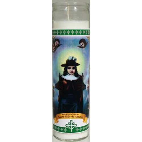 Star Candle Religious Candles  Holy Child of Atocha