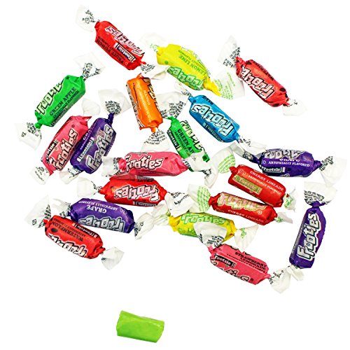 Tootsie Rolls - Tootsie Roll Fruit Chews - Tootsie Frooties, Assorted Flavored Taffies, 3 LB Bulk Candy thumbnail