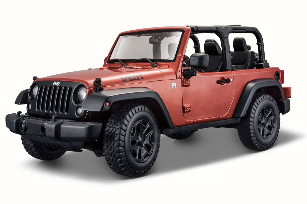 2014 Jeep Wrangler Topless, Copper - Maisto 31610 - 1/18 Scale Diecast Model Toy Car