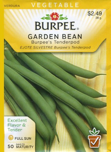 Burpee 61741 Bean, Bush Snap Burpee's Tenderpod Seed Packet