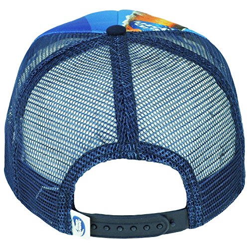 Bud Light Mesh Foam Panel Beer Lager Blue Flat Bill Snapback Hat Cap Malt Cerveza thumbnail