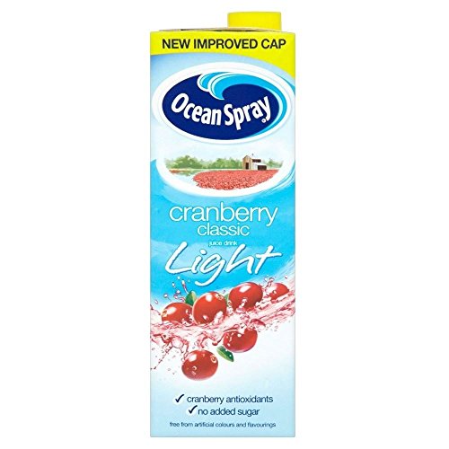 Ocean Spray Grower's Reserve Light Cranberry Select Juice Drink - No Added Sugar (1L) - Pack of 6