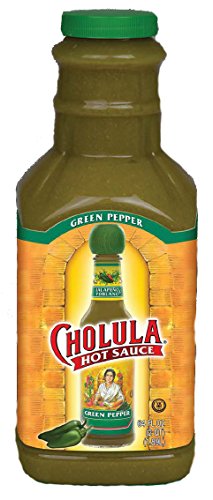 Cholula Kosher Green Pepper Hot Sauce  64.0 Fl Oz Bottle