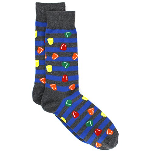 Charms Candy Tootsie Roll Teen Adult 2 Pack Crew Socks (10-13, Dots)