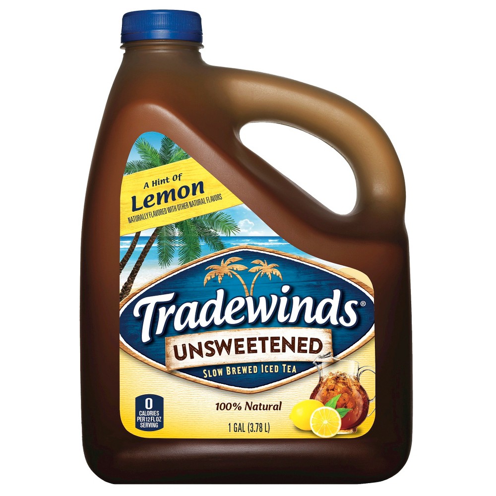UNSWEETENED SLOW BREWED ICED TEA, LEMON