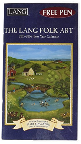 Lang January to December, 3.5 X 6.375 Inches, Perfect Timing Folk Art 2015 and 2016 Two Year Calendar by Mary Singleton (1071060) thumbnail