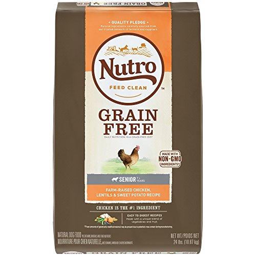 Blue Buffalo Wilderness Grain Free Chicken High Protein Recipe Senior Dry Dog Food - 48 Lb Bag (2 X 24 Lb Bag) thumbnail
