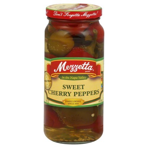 Mezzetta Cherry Peppers Sweet 16.0 OZ(Pack of 1)