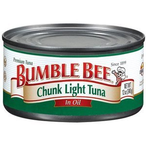 Bumble Bee Tuna Fish Chunk Light in Oil 4 Pack 5 Oz Cans