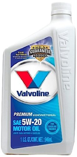 Valvoline 797974 1 Qt. Daily Protection SAE 5W-20 Conventional Motor Oil