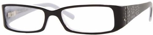 Vogue VO 2484 (1455) BLACK-WHITE STRIPED DEMO LENS 51mm 15mm thumbnail