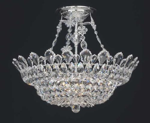 Trilliane 10 Light 110V Close to Ceiling in Silver with Clear Crystals from Swarovski?, Schonbek 1870 5797S AR1DY (536019)