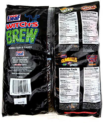 Oak Leaf Witch's Brew Gluten Free Bubble Gum & Candy, 29 Oz Bag thumbnail