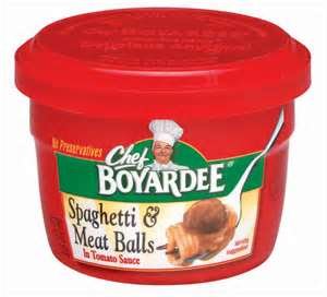 CHEF BOYARDEE PASTA SPAGHETTI & MEATBALLS MICROWAVEABLE 7.5 OZ