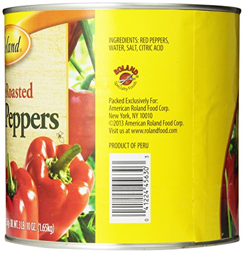 Roland Fire Roasted Red Peppers, 5 Pound 8 Ounce Can thumbnail