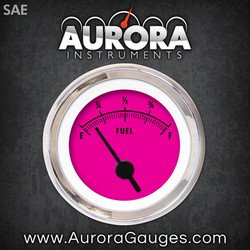 Aurora Instruments (GAR159ZEXKABAC) Rider Pink Fuel Level Gauge