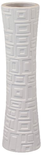 Urban Trends 20140 Decorative Ceramic Vase, White