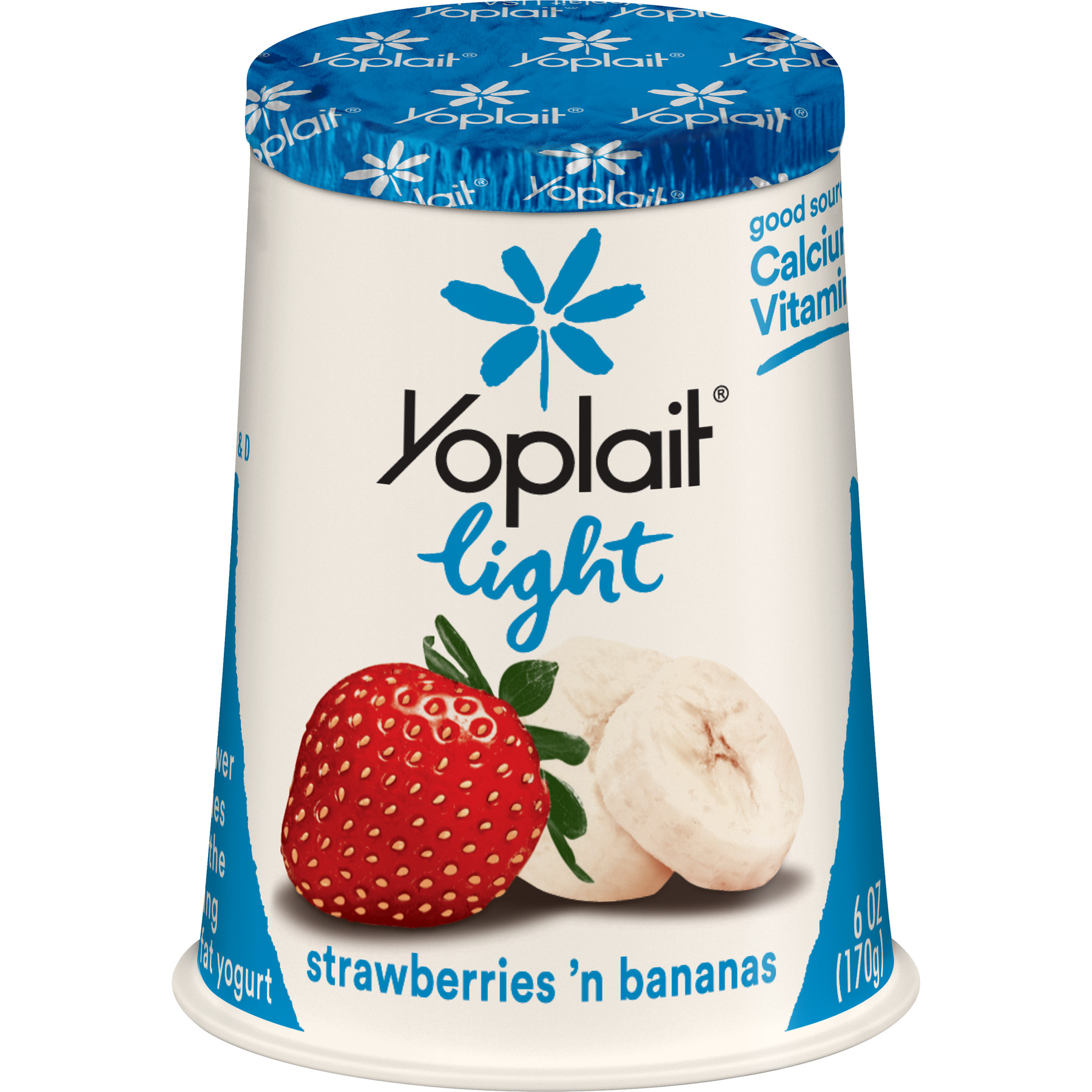Yoplait Light Strawberries 'n Bananas Fat Free Yogurt