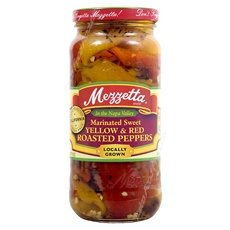 Mezzetta Roasted Marinated Yellow & Red Sweet Peppers 18x 15Oz