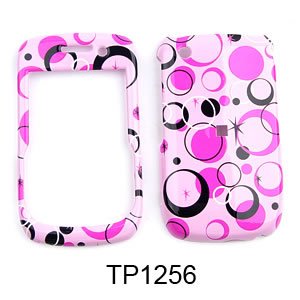 Cell Phone Case Cover for Blackberry Curve 8520 8530 9300 Circles on Pink