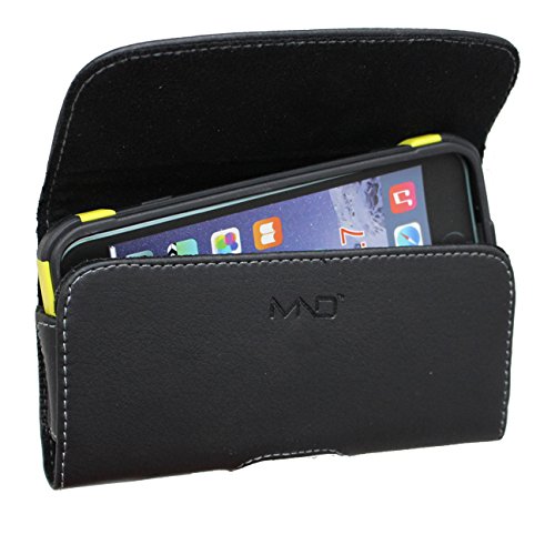 MyNetDeals MyN-8875 Horizontal Leather Case Pouch Holster for Apple iPhone 6/6S/7/8 (4.7-Inch) with Magnetic Closure with Belt Clip Belt Loops and Min thumbnail