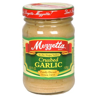 Mezzetta Mezz Crushed Garlic 4.25 Oz (Pack of 6)