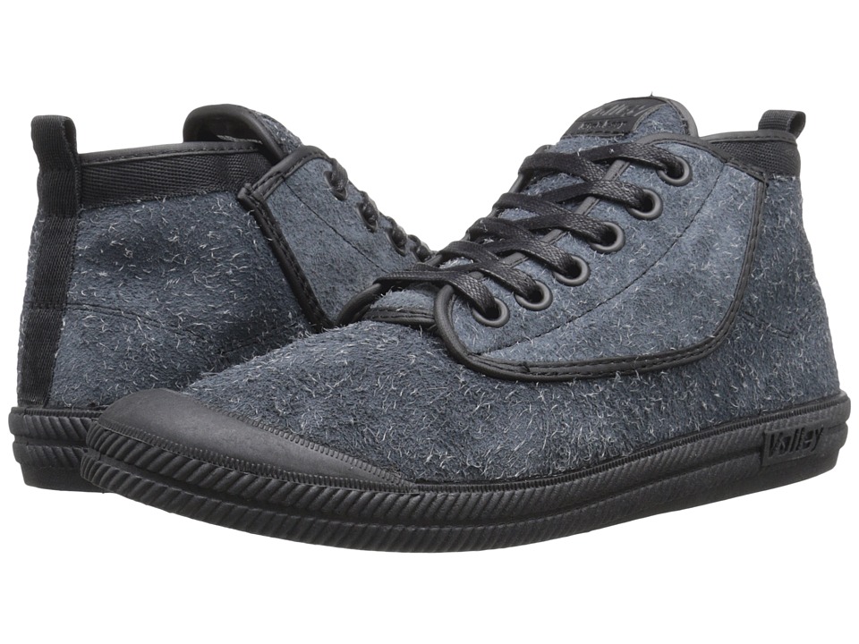 Volley Australia - High Leap Hairy Suede (Black/Black) Men's Shoes