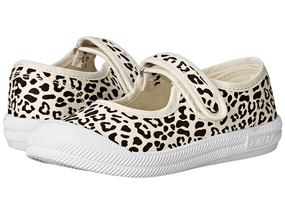 Volley Australia - Mary Jane (Toddler/Little Kid) (Antique Leopard) Women's Maryjane Shoes
