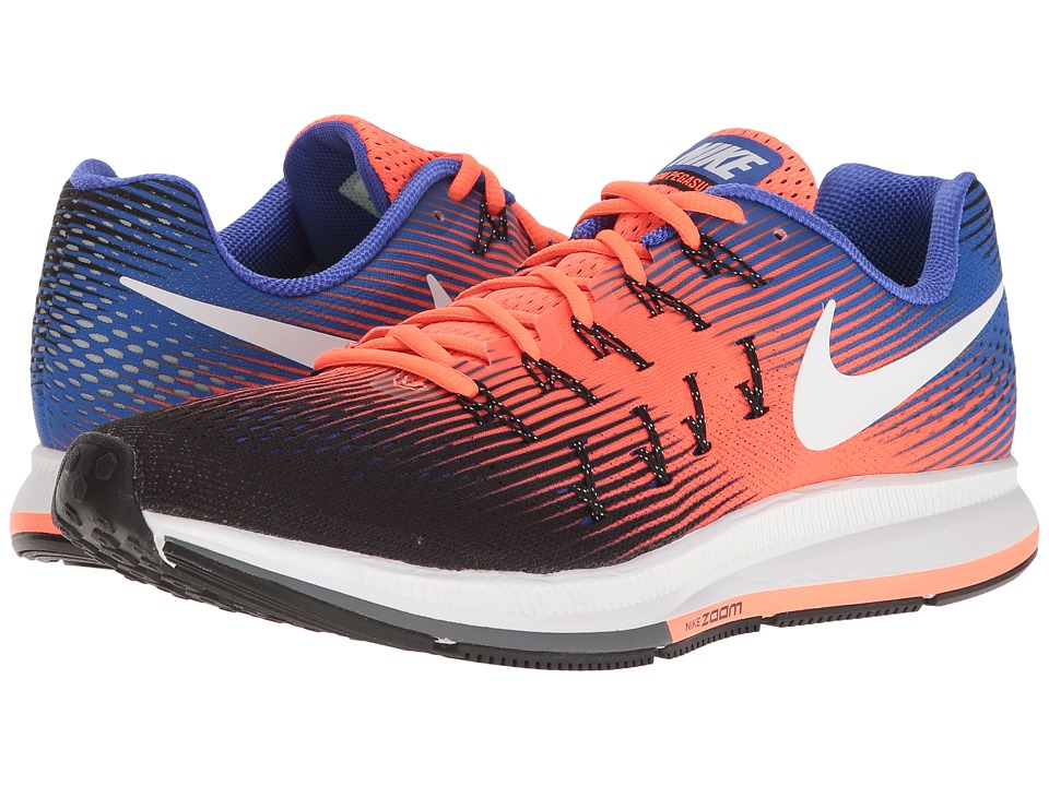 Nike Men's Air Zoom Pegasus 33 Anthracite/Metallic Silver 831352-010 Size 10