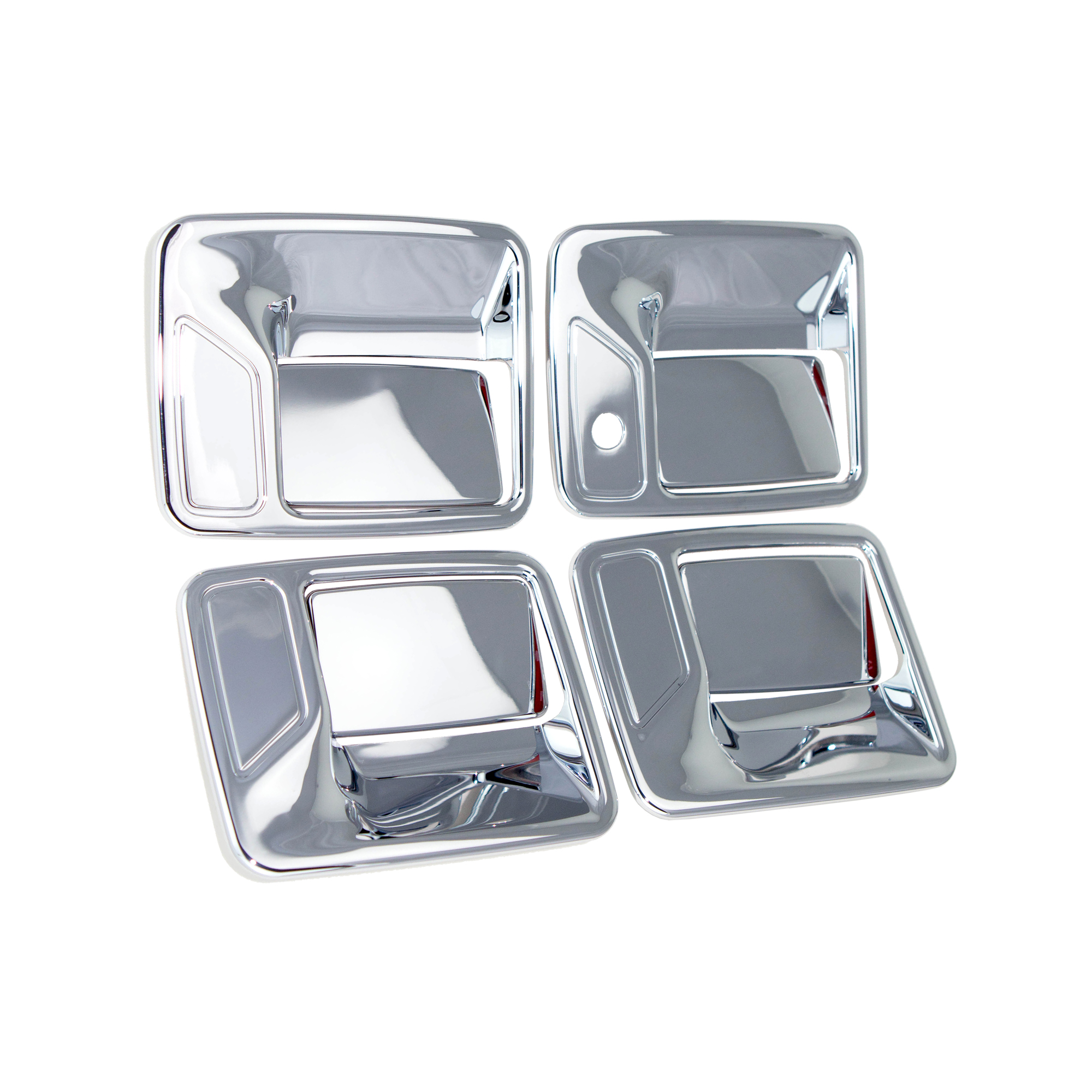 99-14 Ford F250/F350 Superduty / 00-05 Excursion Chrome Door Handle Cover 4D W/O Passenger  Keyhole 99 00 01 02 03 04 05 06 07 08 09 10 11 12 13 14
