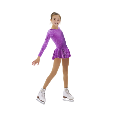 Mondor Born to Skate Glitter Figure Skating Dress 2723 - Bubbles (Size 12-14)
