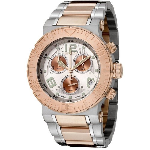 Invicta Men's 6755 Reserve Collection Chronograph 18k Rose Gold-Plated and Stainless Steel Watch thumbnail