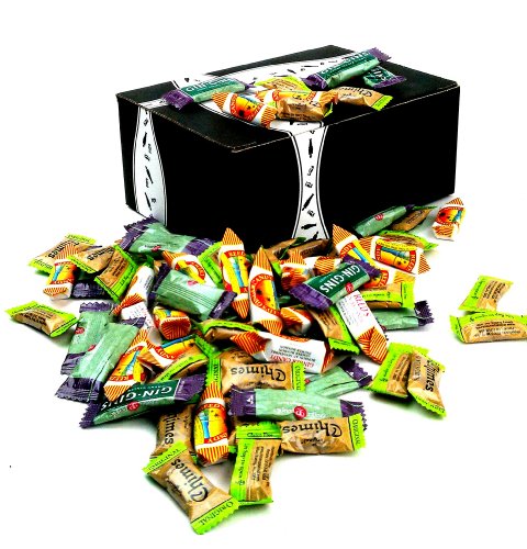 Original Ginger Chew Candy 3-Brand Variety: One 4 Oz Bag Each Of The Ginger People Gin Gins, Reed's, And Chimes In A BlackTie Box (3 Items Total)