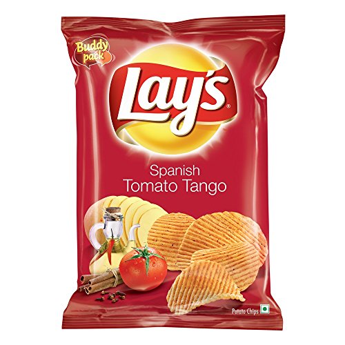 Lays Spanish Tomato Tango Potato Chips 66gram thumbnail