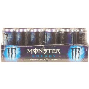 Monster Absolutely Zero Energy Drink 16 Fl Oz Can