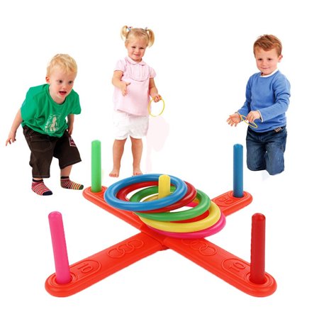 Tangnade Pop It Stress Toy Slime for Kids Children S Toys Hoop Ring Toss Plastic Ring Toss Quoits Garden Game Pool Toy Outdoor Fun Set NEW Multicolor
