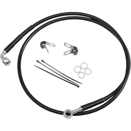 Drag Specialties 1741-2540 Extended Stainless Steel Front Brake Line Kit