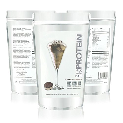 Vanilla Ice Cream Sandwich & Chocolate Cookie Confetti Protein Powder for Women - Voted Best Tasting Protein Powder - Creamy & Fluffy - 22g Pr