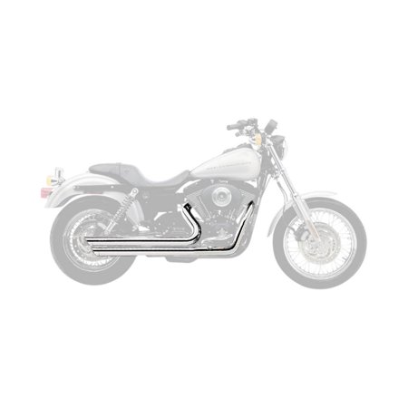Cobra Speedster Slash-Down Chrome Exhaust System (6858)