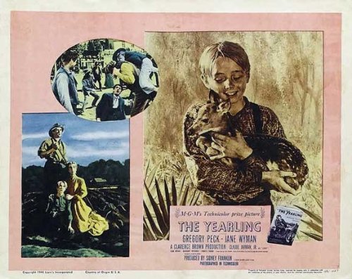 The Yearling POSTER Movie (1946) Style D 11 X 14 Inches - 28cm X 36cm (Gregory Peck)(Jane Wyman)(Claude Jarman Jr.)(Chill Wills)